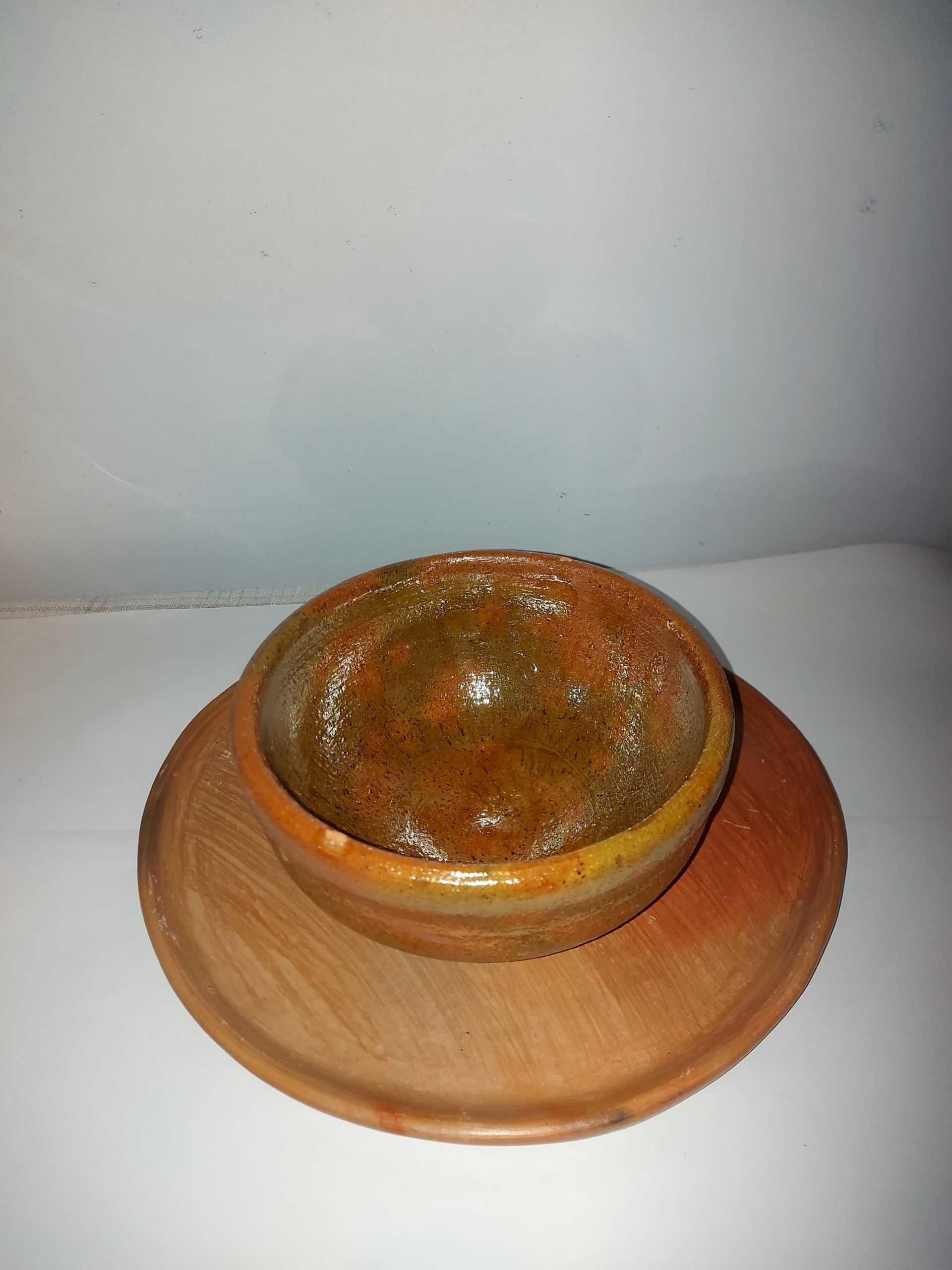 Plato sopero grande y base